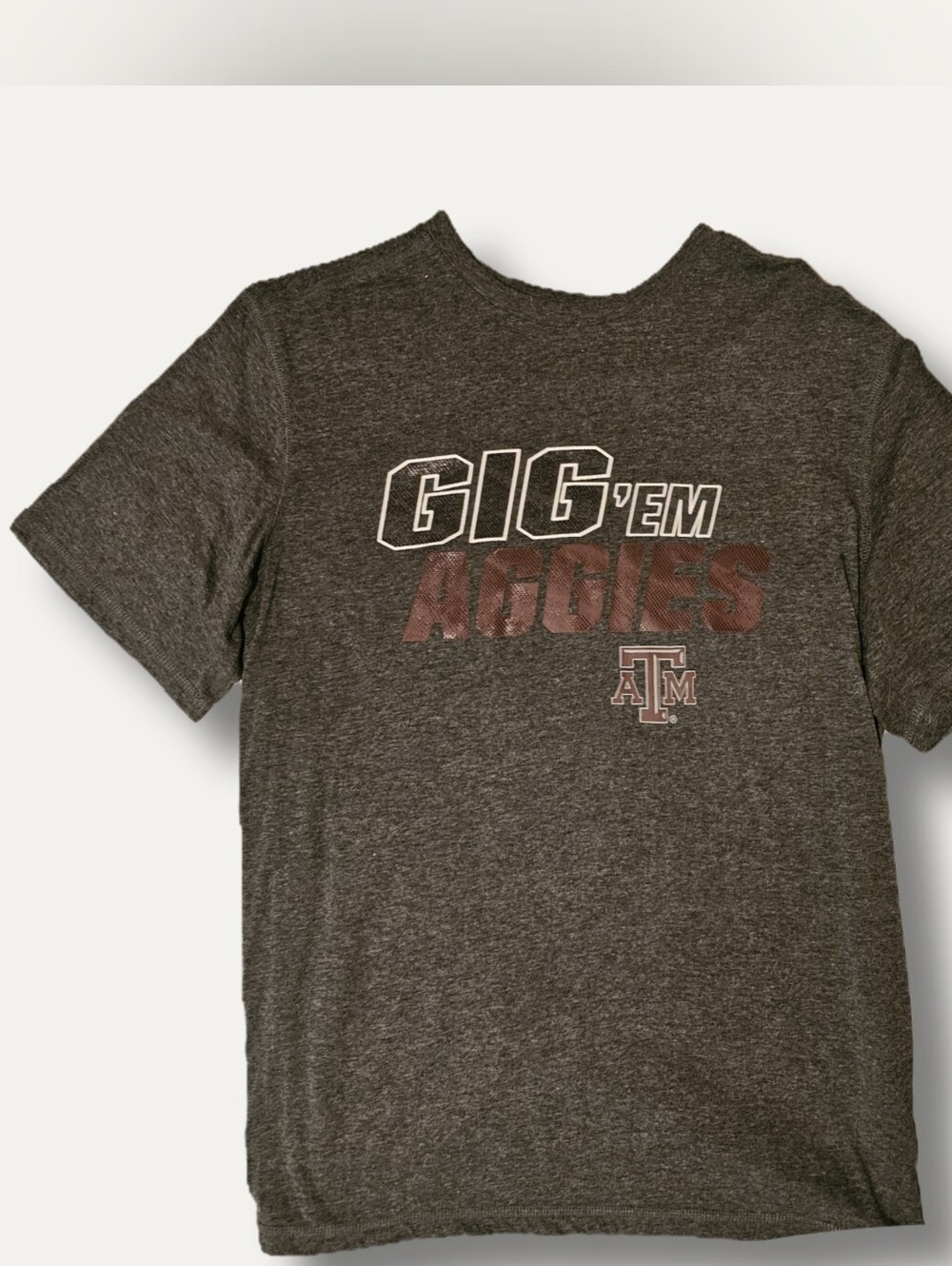 Champion Gig Em Aggies Texas A&M T Shirt Men's Size Large